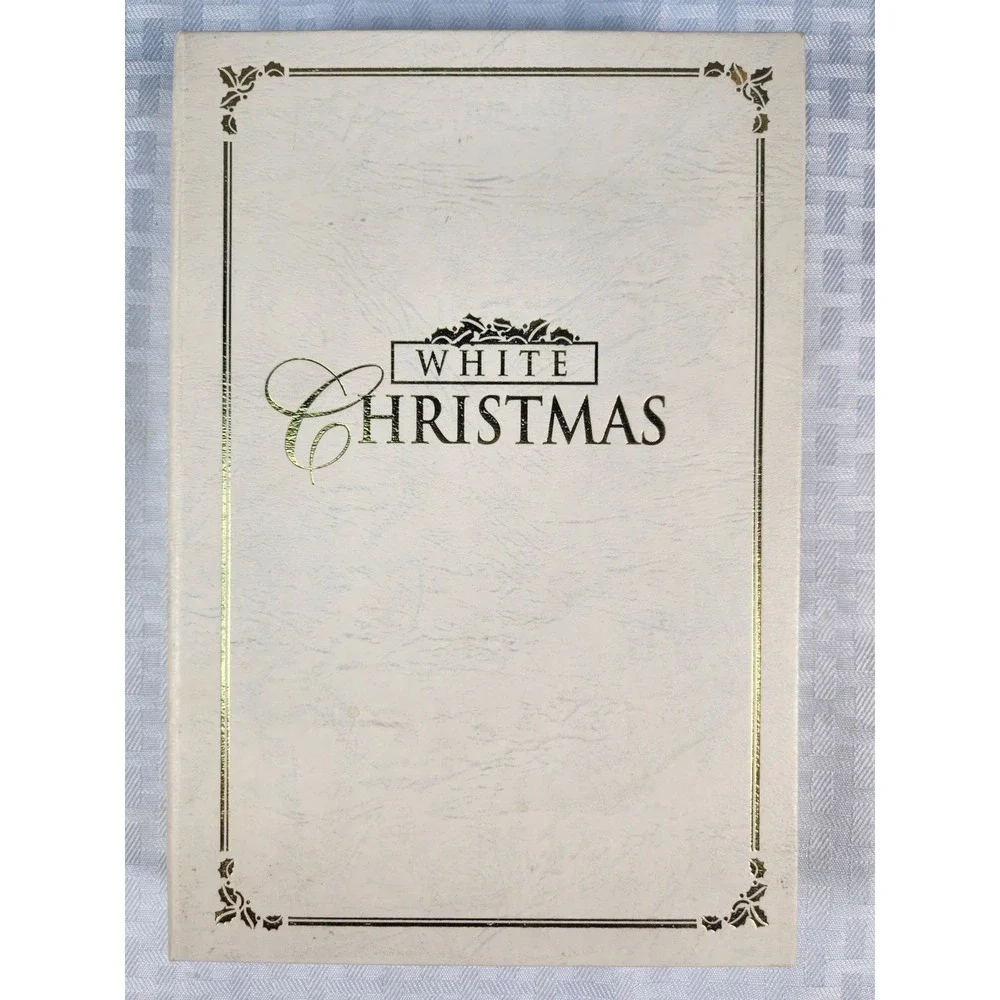 Vtg 2001 Mr Christmas Animated Musical Book WHITE CHRISTMAS Irving Berlin Works